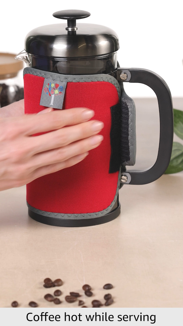 Amazon.com: Zeal 8 Cup Cafetiere Insulated Jacket – Red : Clothing